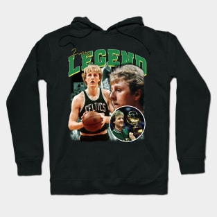 Larry Bird Legend Air Bird Basketball Signature Vintage Retro 80s 90s Bootleg Rap Style Hoodie